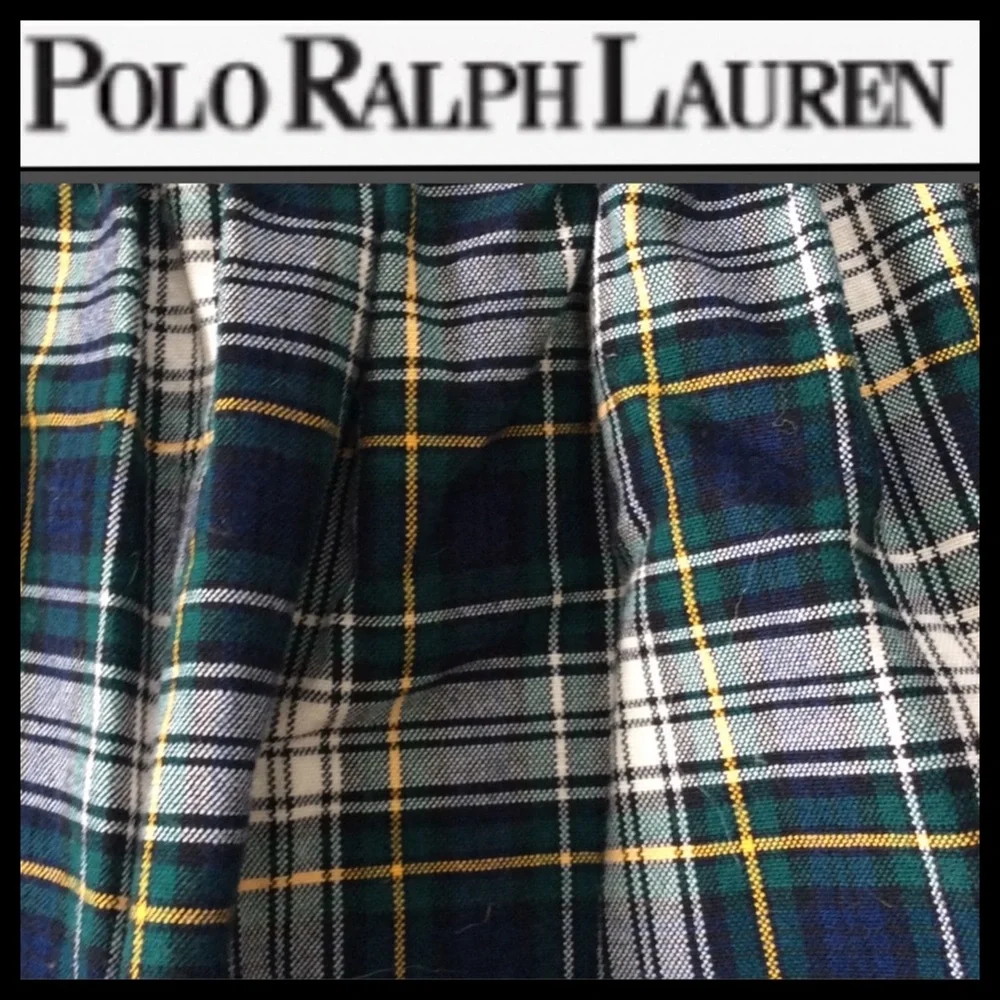 Polo Ralph Lauren Girl’s Tartan Plaid Oxford Skirt
